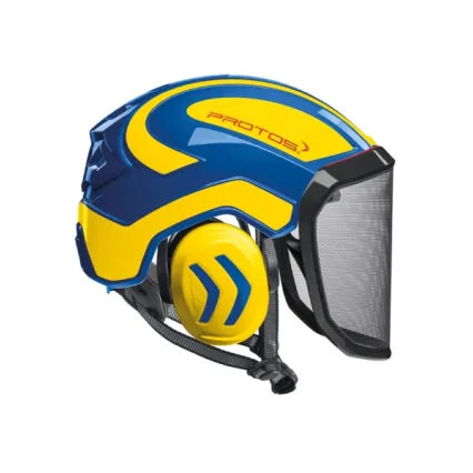 PROTOS Casque Protos® Integral Arborist (Bleu et Jaune fluo)