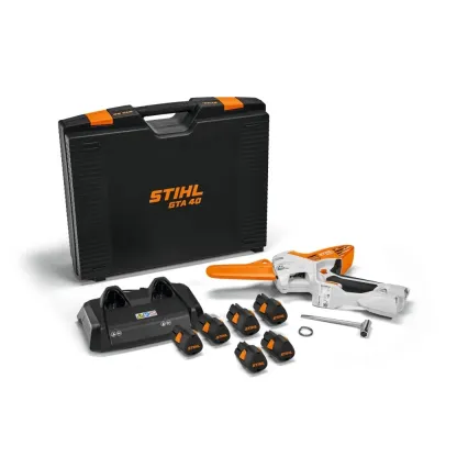 STIHL Scie de jardin à batterie STIHL "GTA 40 pack 6 batteries"